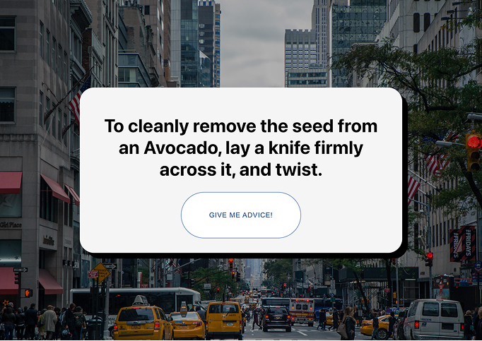 Advice Generator preview
