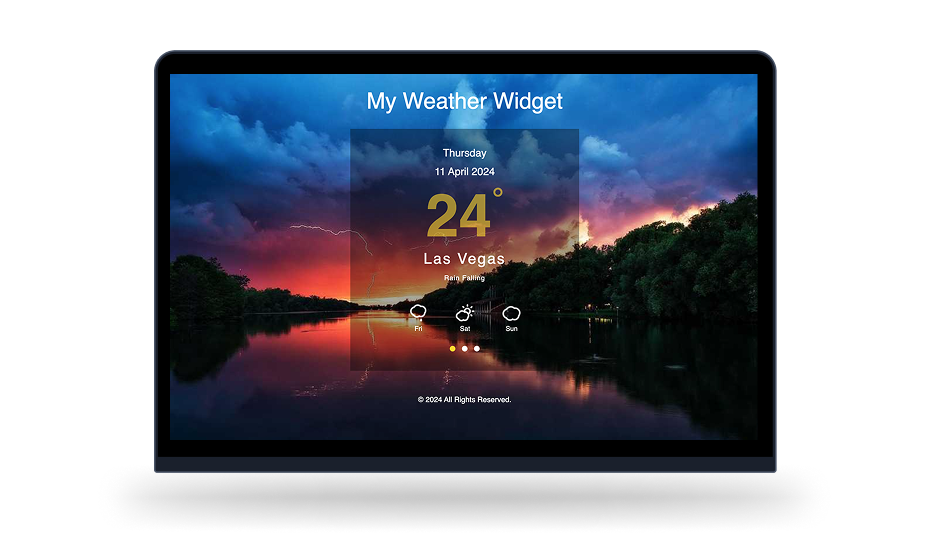 Weather App preview
