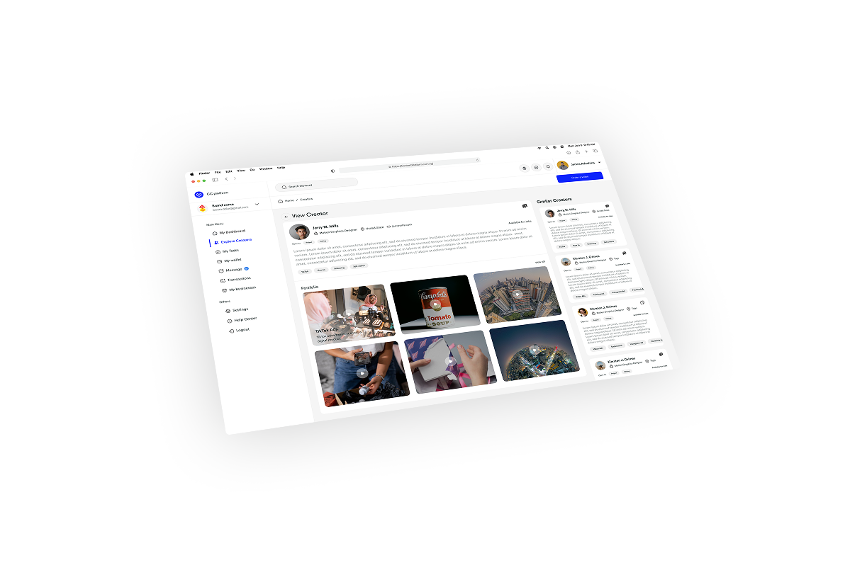 UI design work 34
